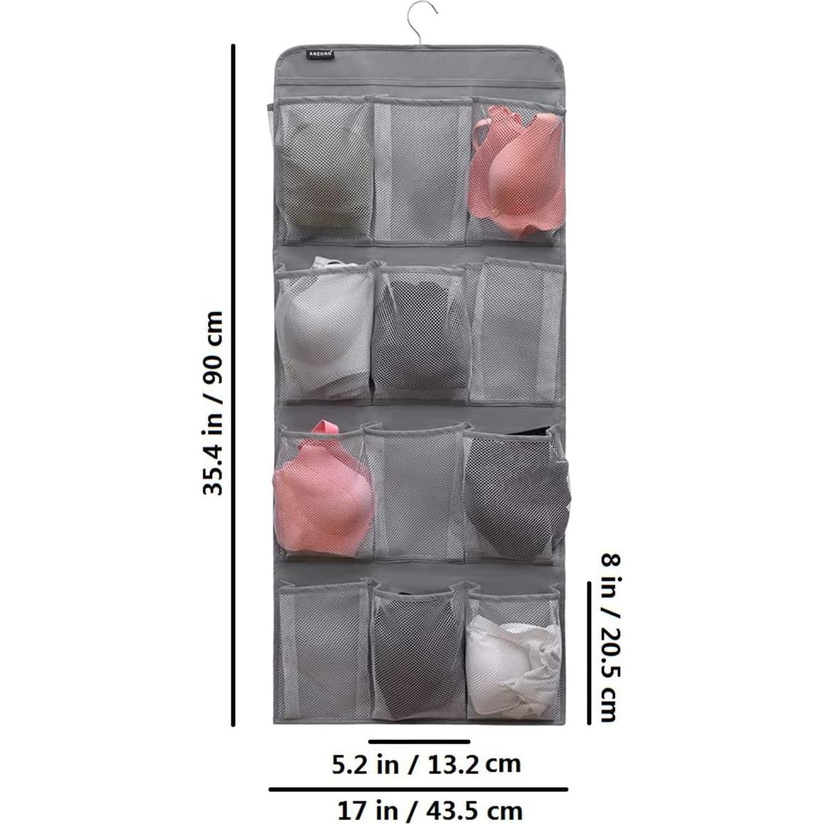 Organizador Colgante de Zapatos ANZORG con 24 Bolsillos