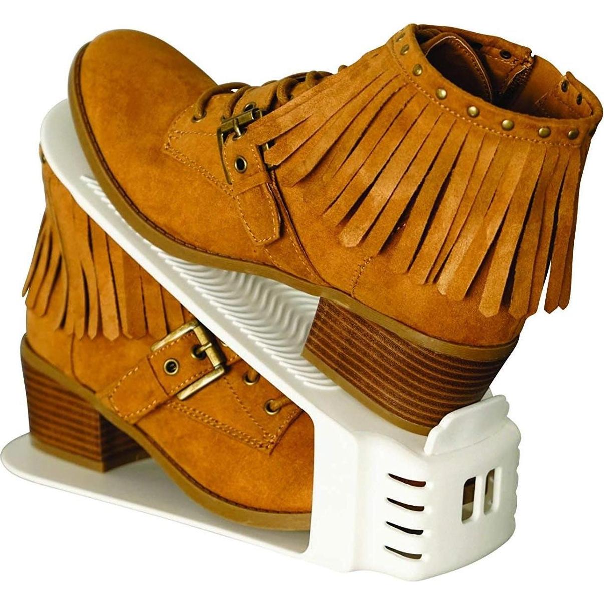 Unidades de Almacenamiento Shoe Slotz Marfil - Paquete de 10 Piezas