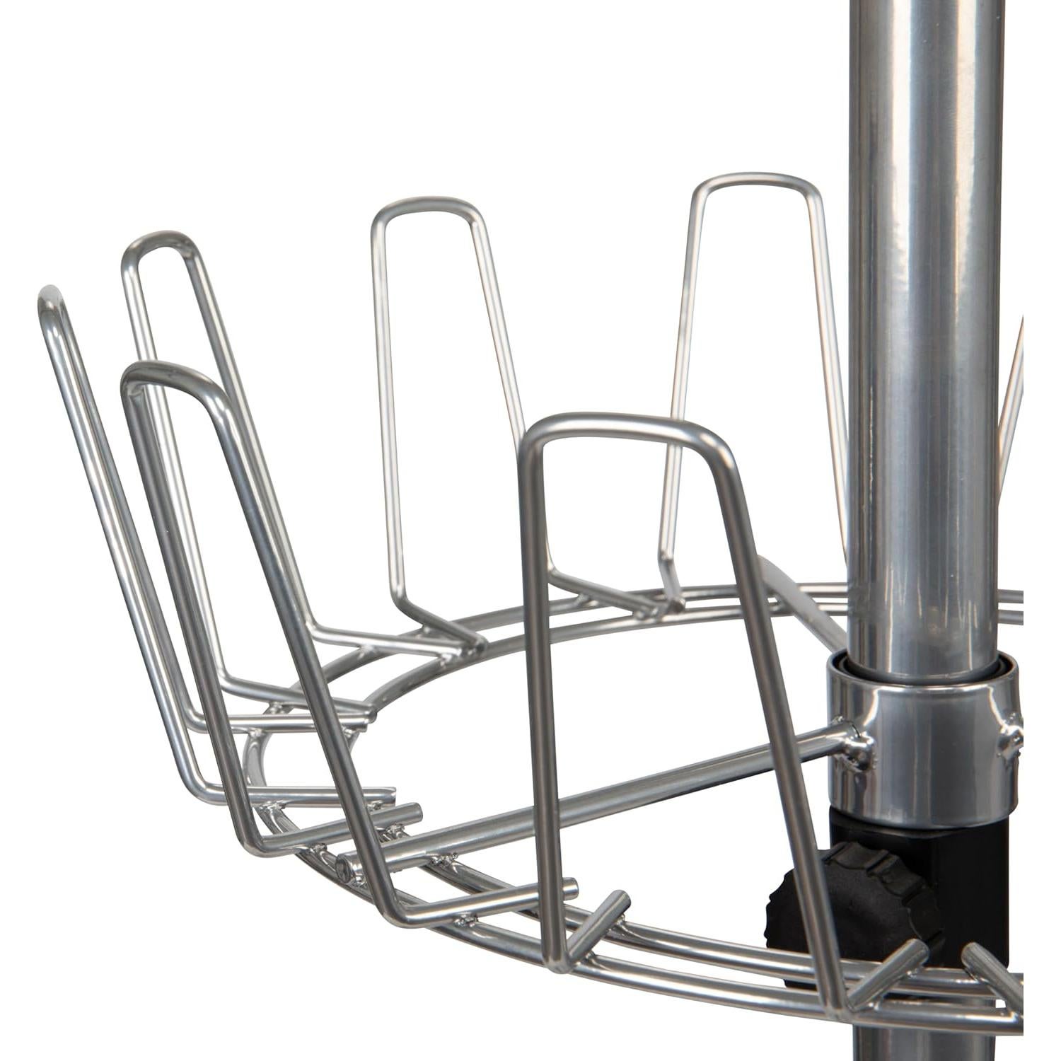 Árbol de zapatos giratorio Esencial para el hogar 4 niveles 24 pares