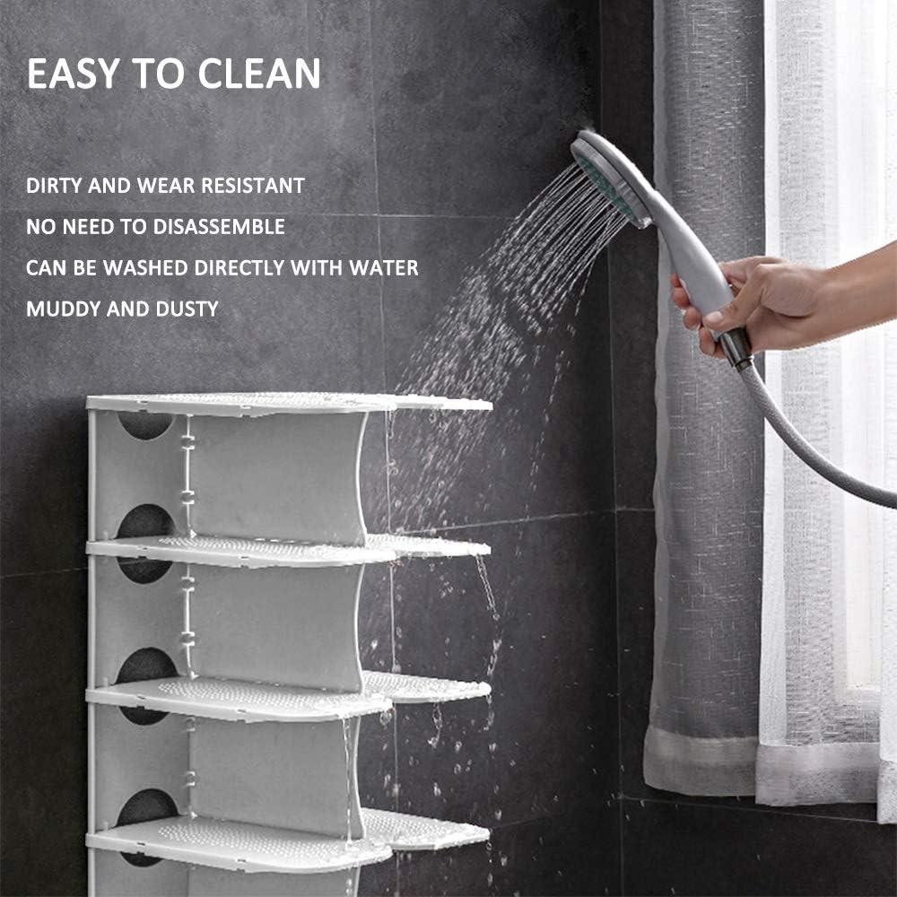 Organizador de Zapatos ACPOP 6 Niveles Gris Ajustable