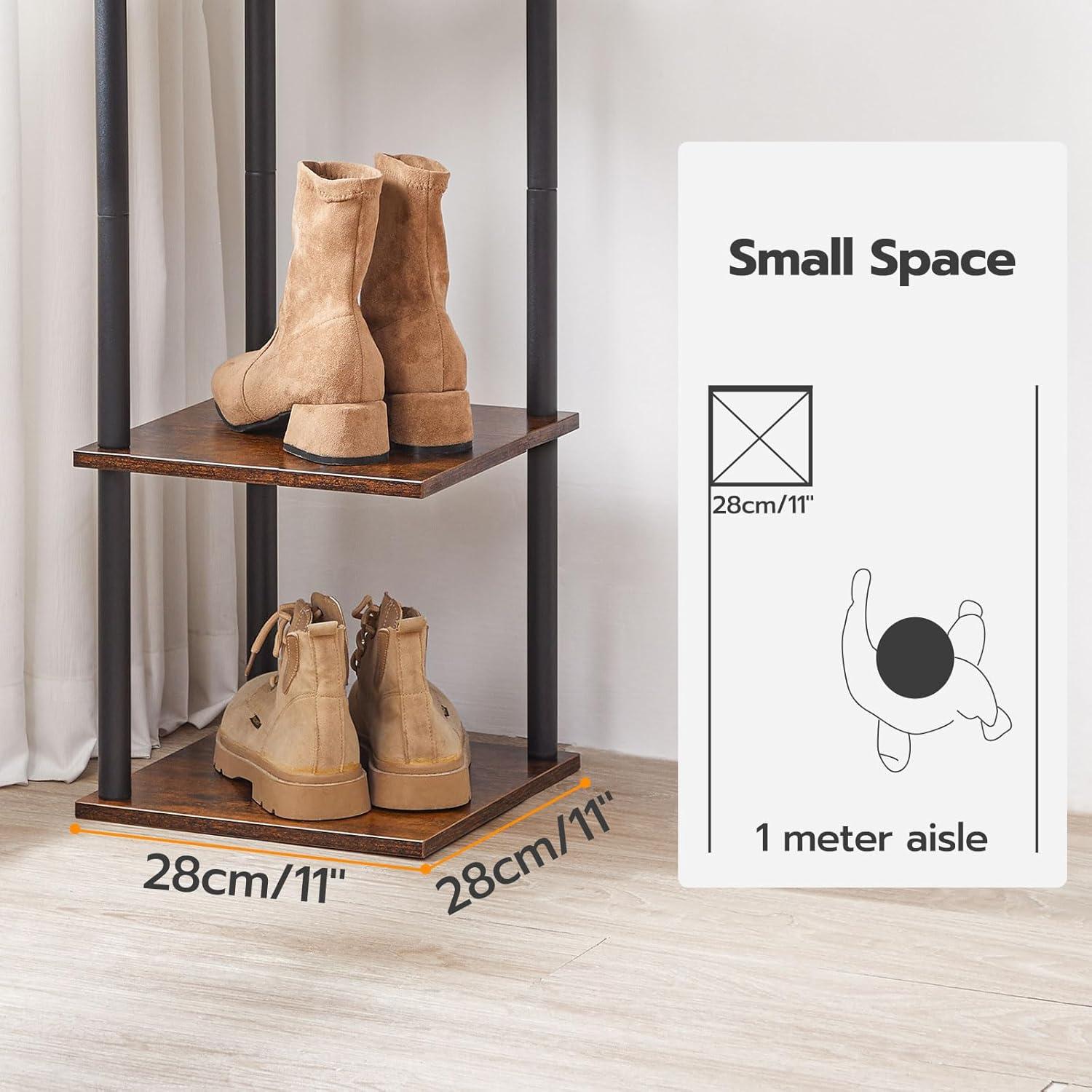 Estante Vertical para Zapatos HOOBRO 8 Niveles 28x28x135 cm