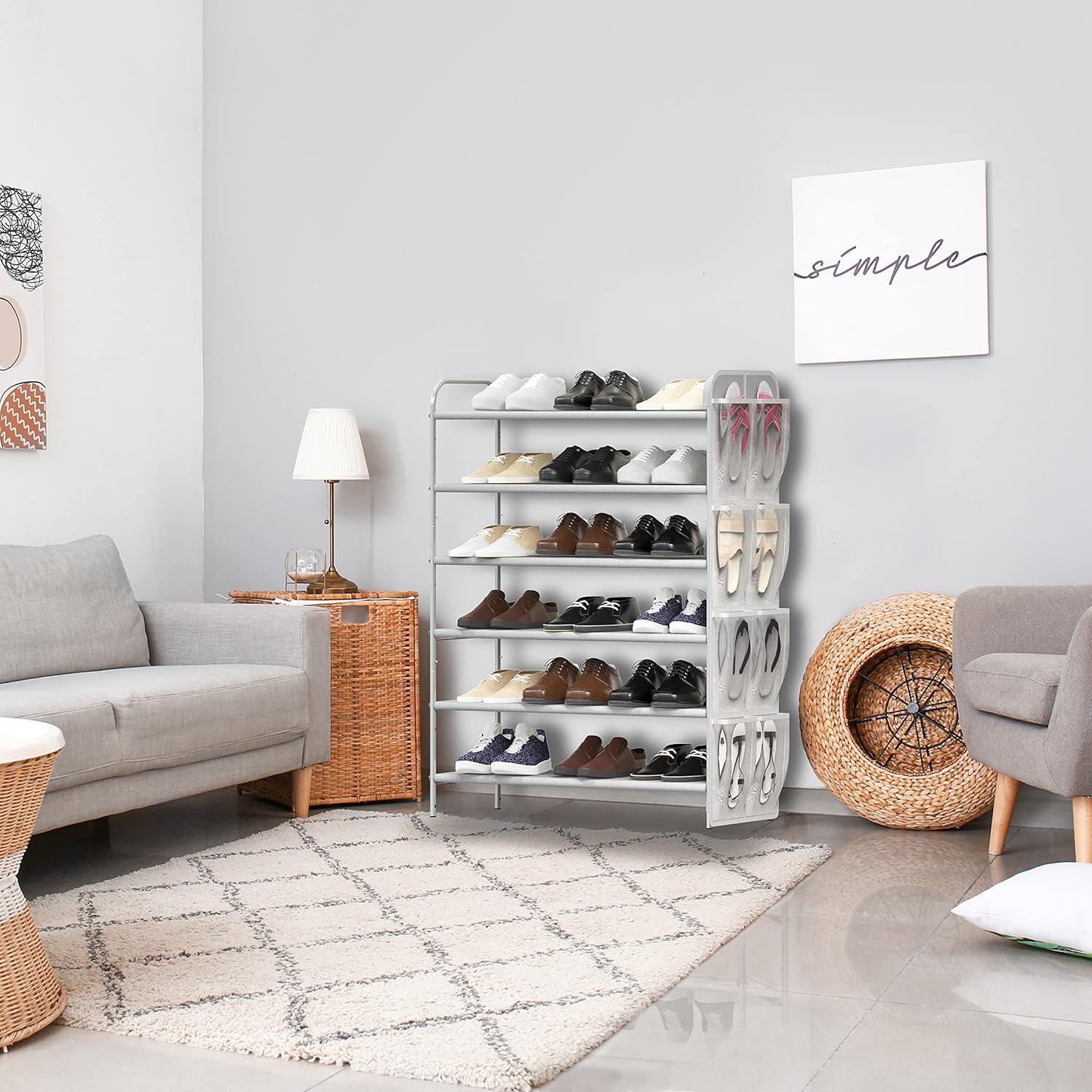 Organizador de Zapatos de 6 Niveles Simple Houseware Gris