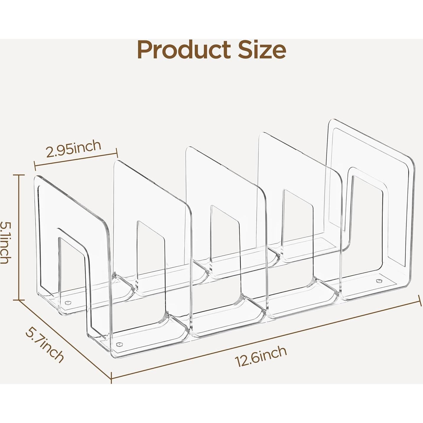 Estante de Zapatos Acrílico HBlife 4 Secciones 32x14.5x13 cm