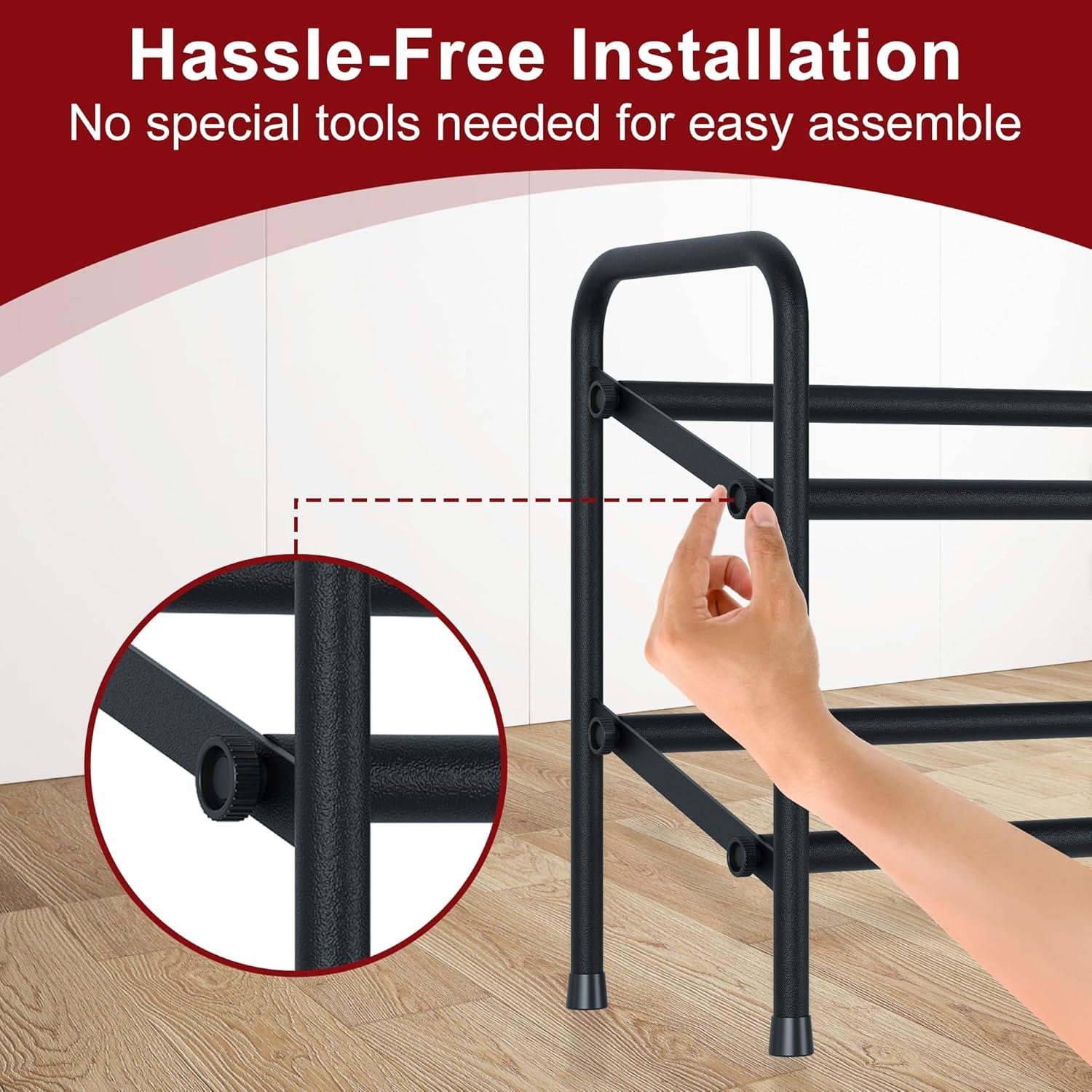 Estante para Zapatos Expandible Housen Solutions 2 Niveles Negro