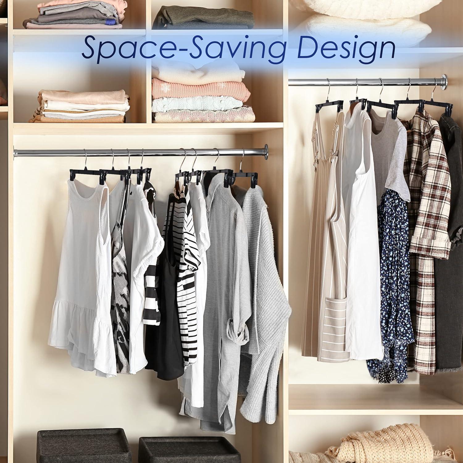 Perchas Central 30 Pack con Clips 25.4 cm para Pantalones