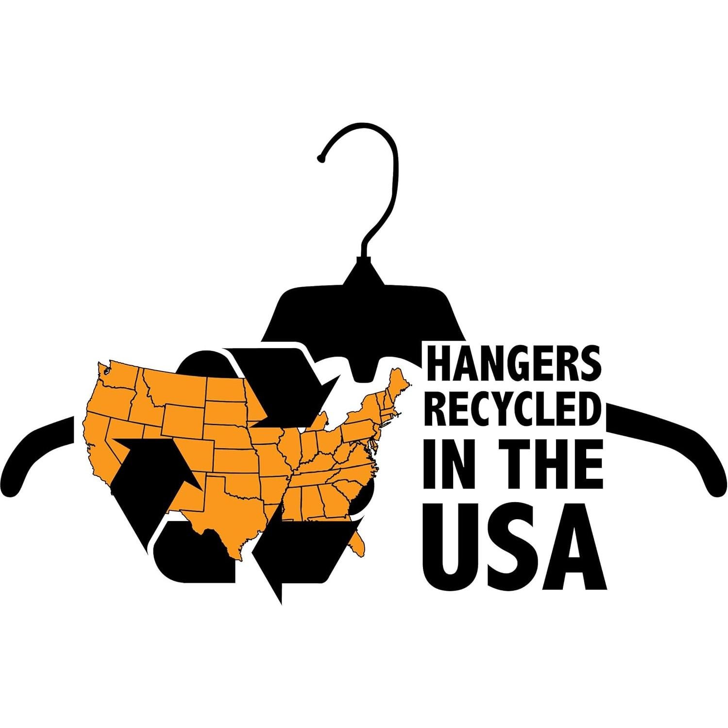 Perchas Central 30 Pack con Clips 25.4 cm para Pantalones