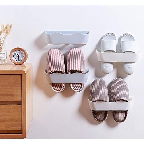 Estante para Zapatos Yocice SM02 4pcs Montaje en Pared Blanco