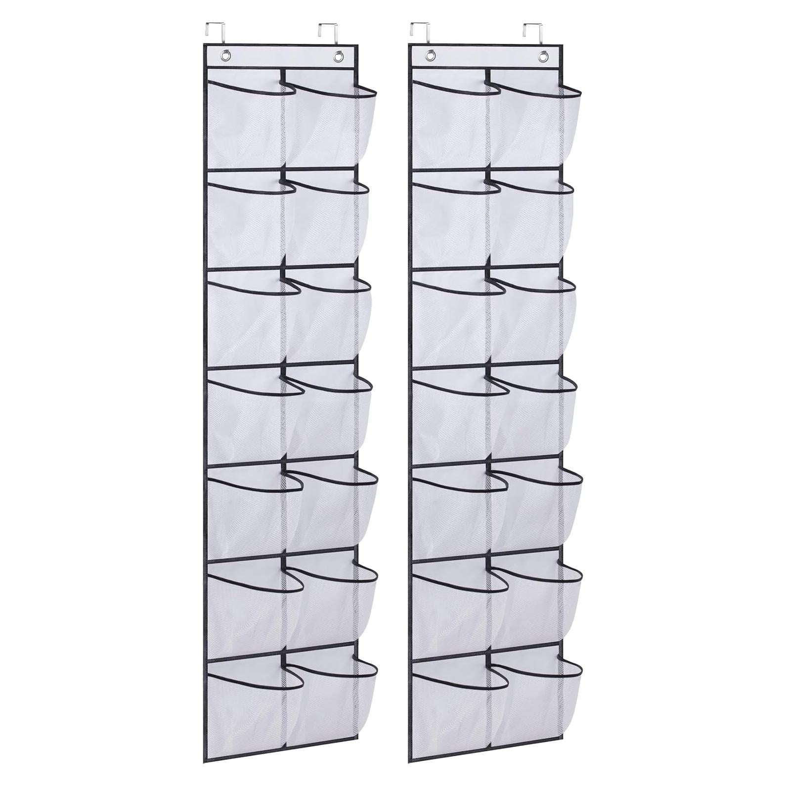 Organizador de Zapatos MISSLO 14 Bolsillos Blanco 2 Paquetes