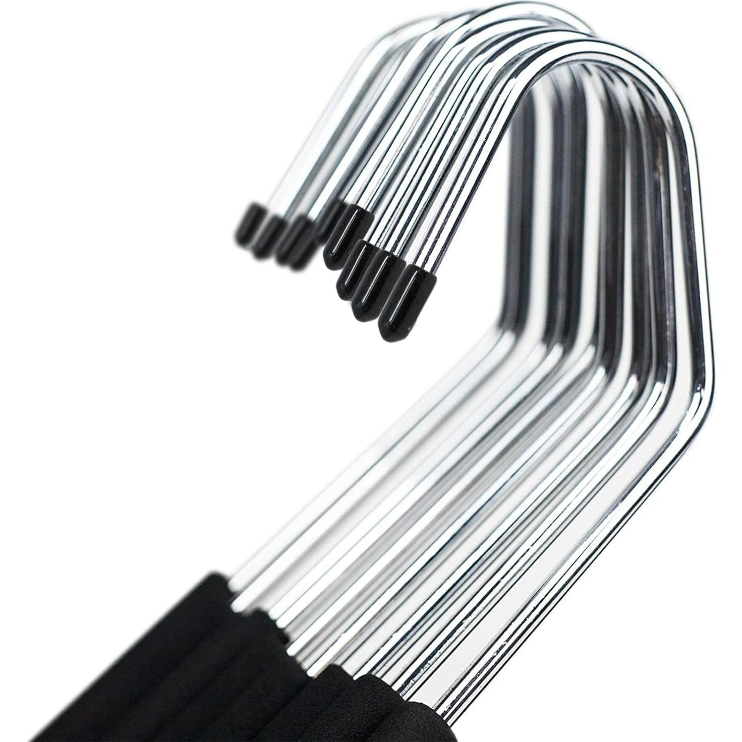 Perchas de Pantalones Antideslizantes Huji - Juego de 10