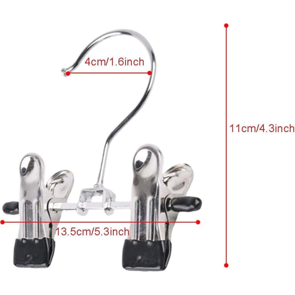 Ganchos Ajustables para Botas SUNTRADE - Set de 6, Antideslizantes
