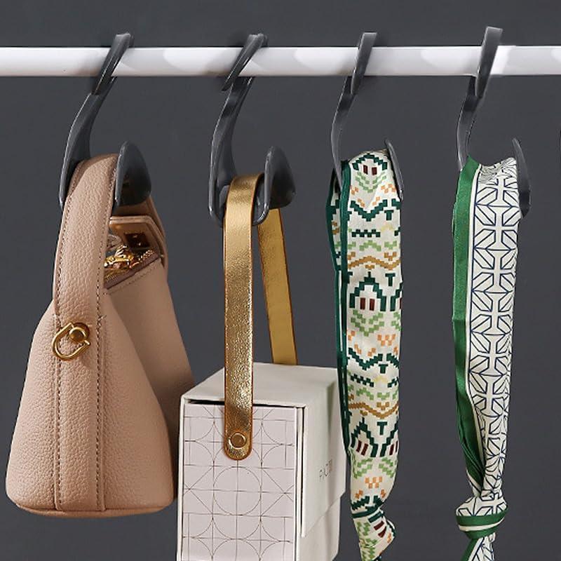 12 Perchas para Bolsos Naturahand de Acrílico Negro