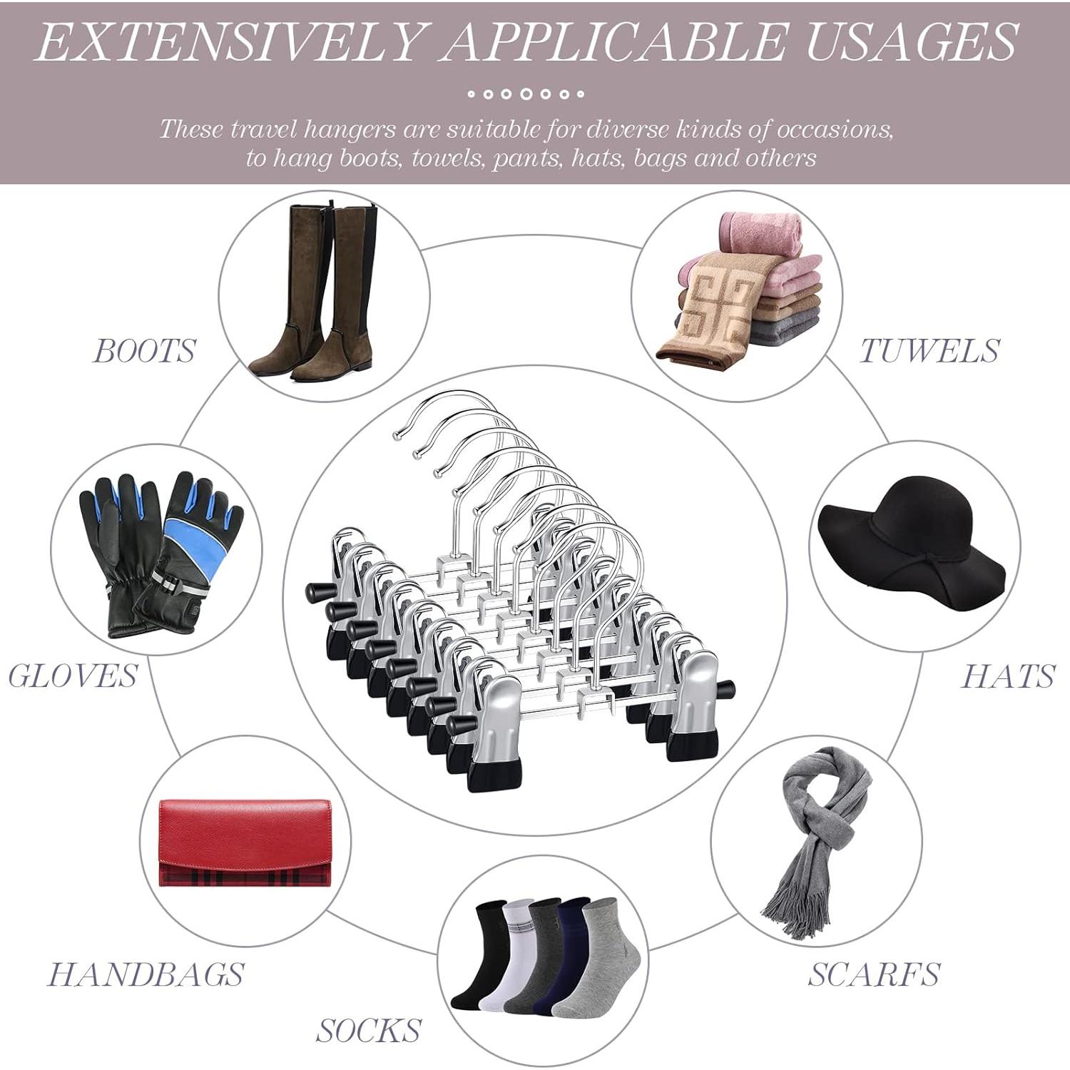 Ganchos para Botas Yinkin - 50 Pcs Organizador Portátil 12x11cm