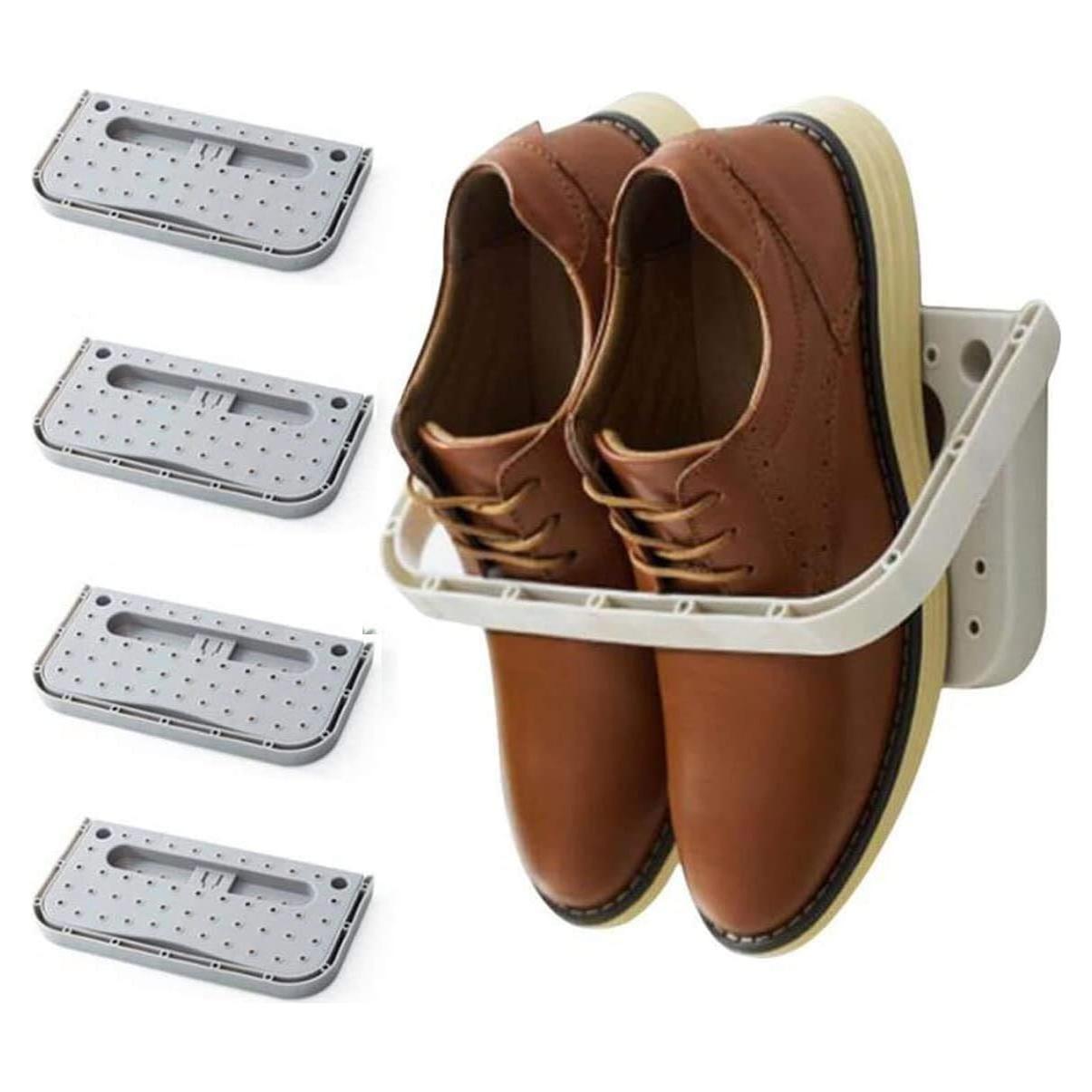 Organizadores de zapatos colgantes Laugh Cat - Paquete de 4