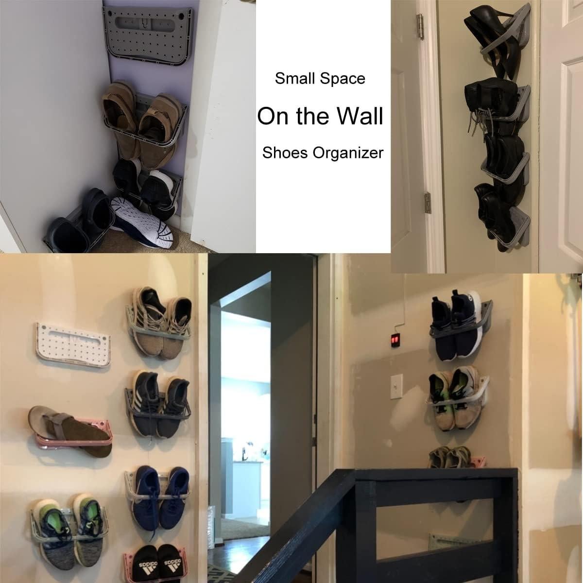 Organizadores de zapatos colgantes Laugh Cat - Paquete de 4