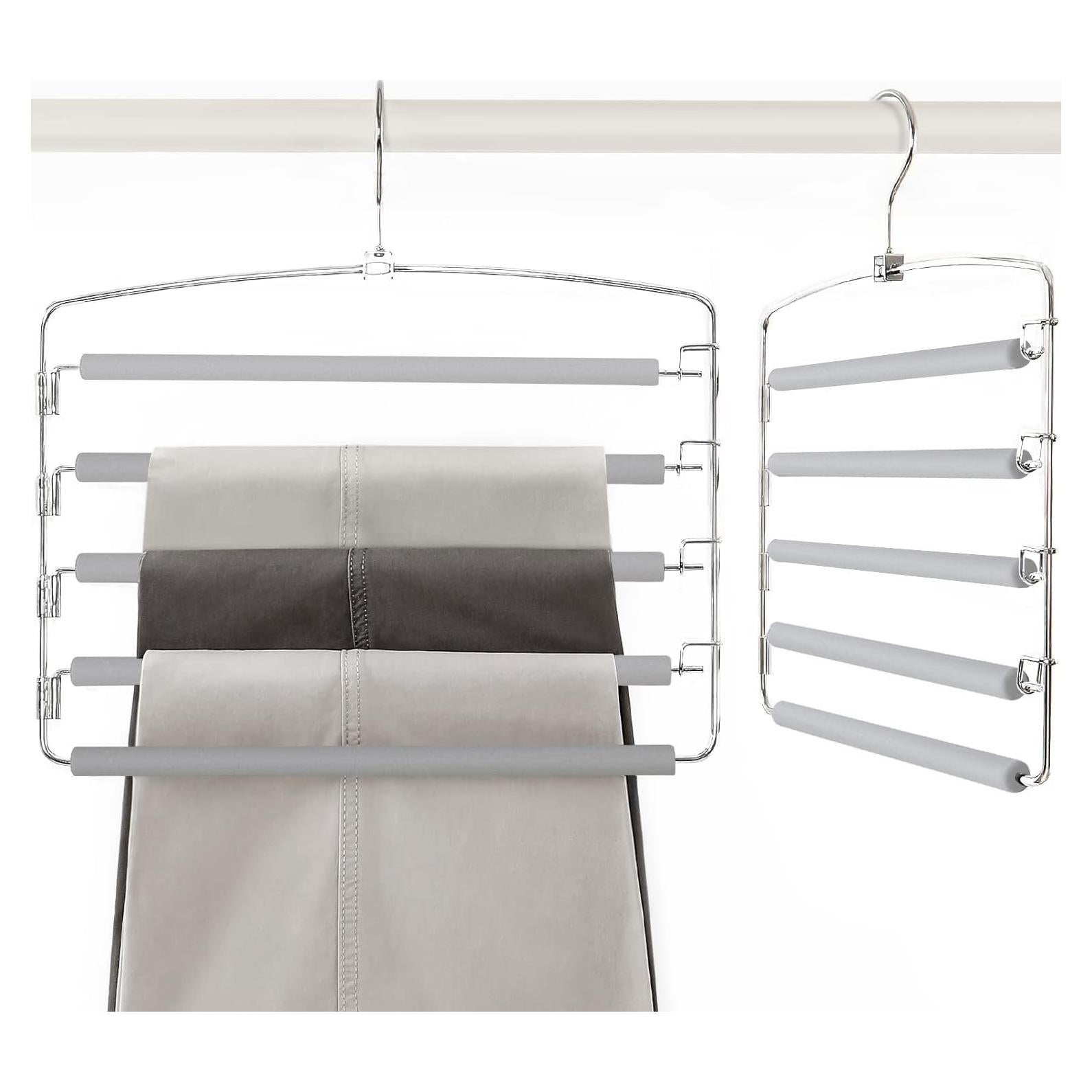 Perchas para Pantalones TOPIA HANGER 2 Paquete Ahorra Espacio