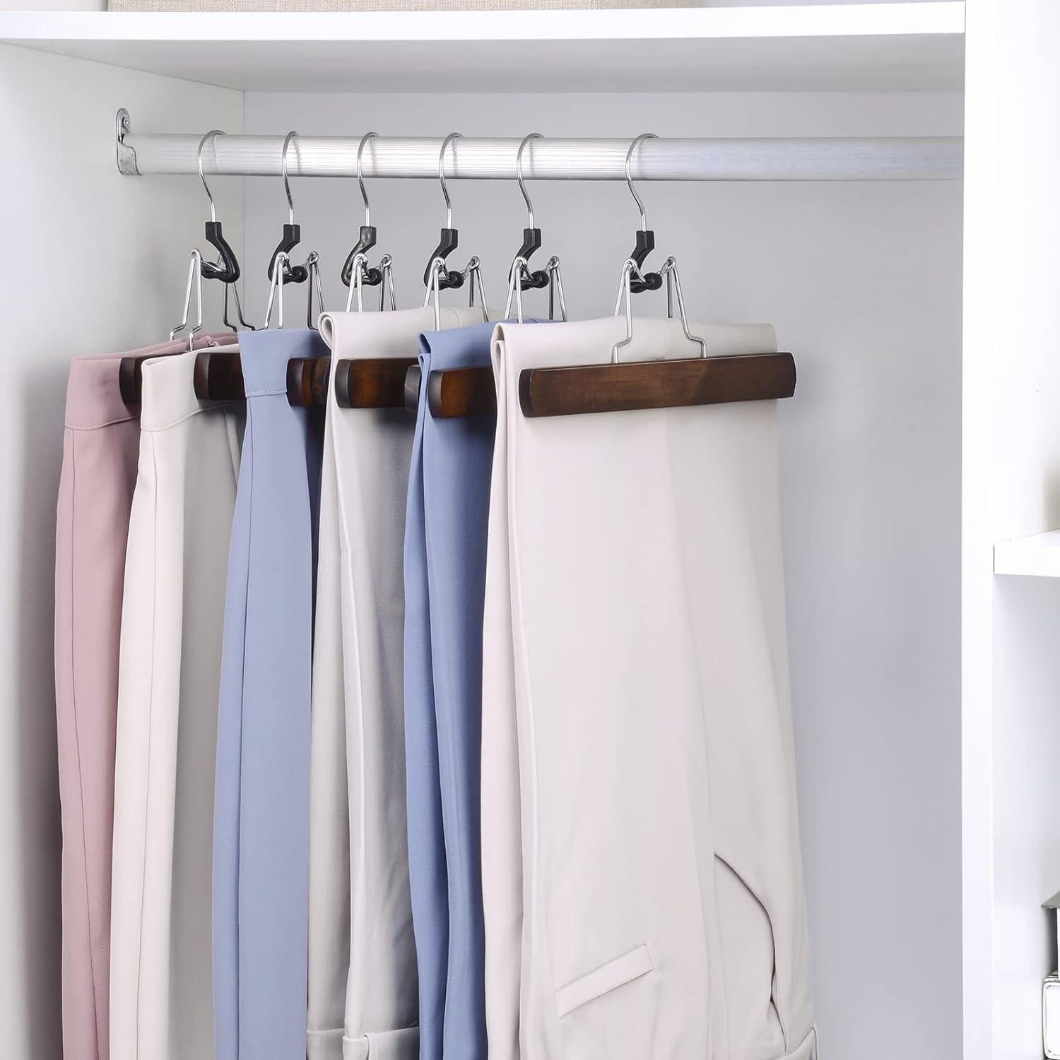 Perchas de Madera Nature Smile Antideslizantes 10 Piezas