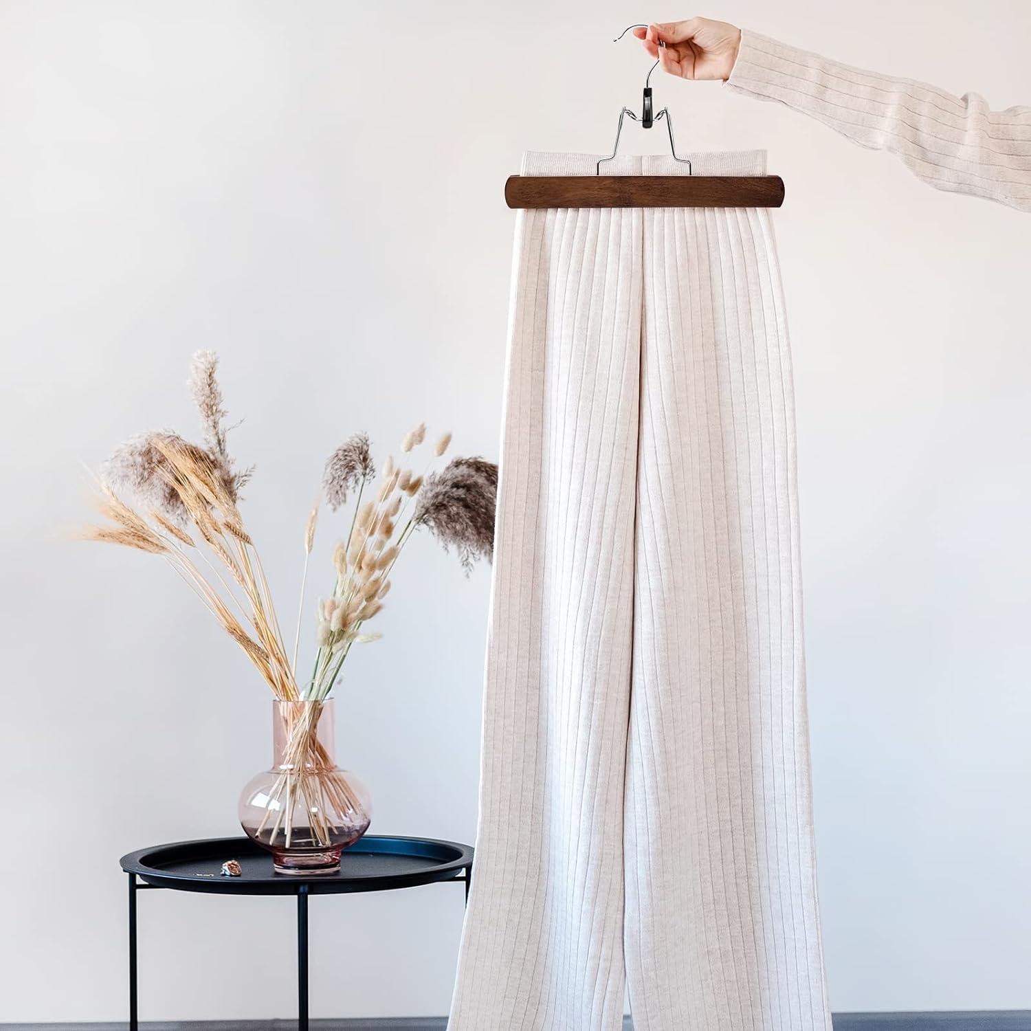 Perchas de Madera Nature Smile Antideslizantes 10 Piezas