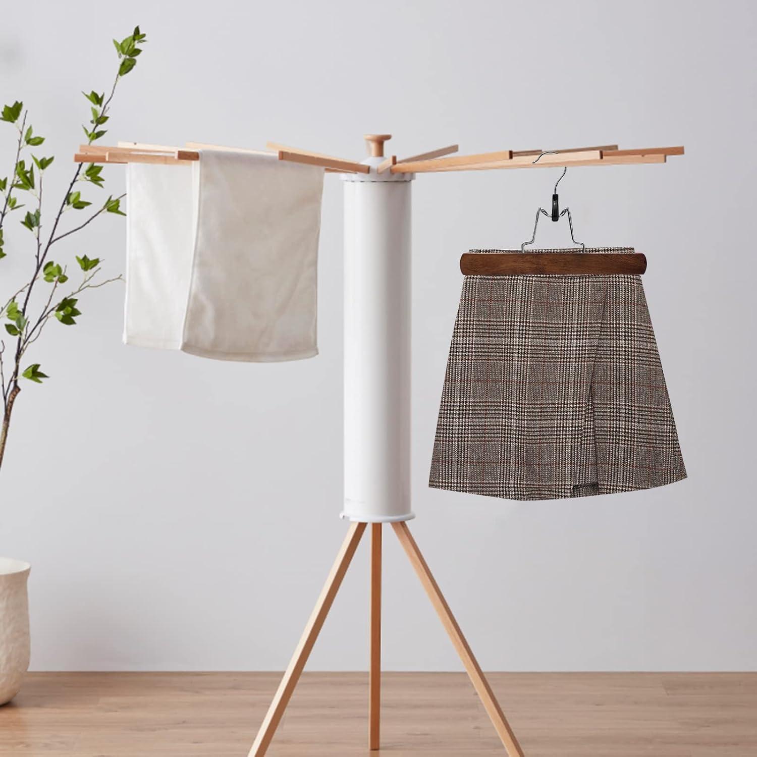 Perchas de Madera Nature Smile Antideslizantes 10 Piezas