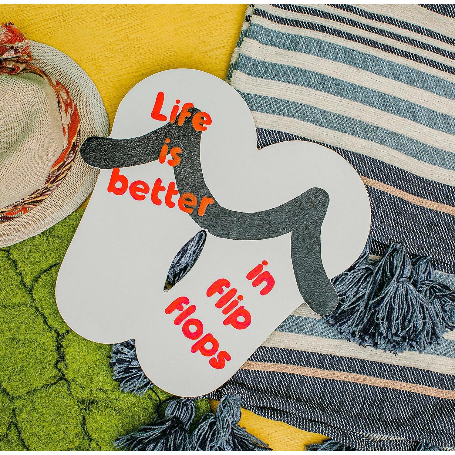 Recortes de Chanclas de Madera Woodpeckers 30.48 cm - Manualidades