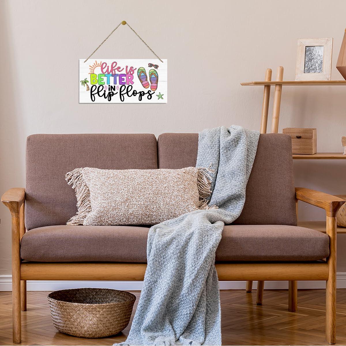 Placa de Madera Colgante Decorativa QTGTIR 30x15cm