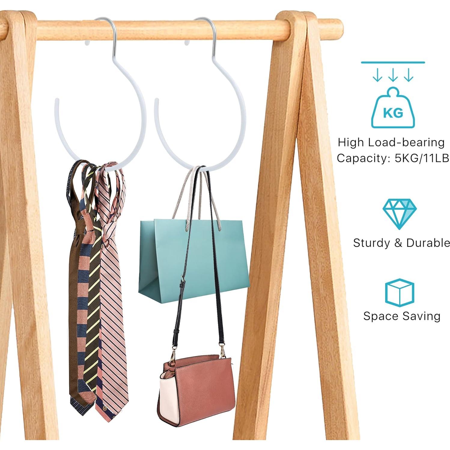 Ganchos Colgantes para Bufandas Aemygo, 15 Pcs Antideslizantes