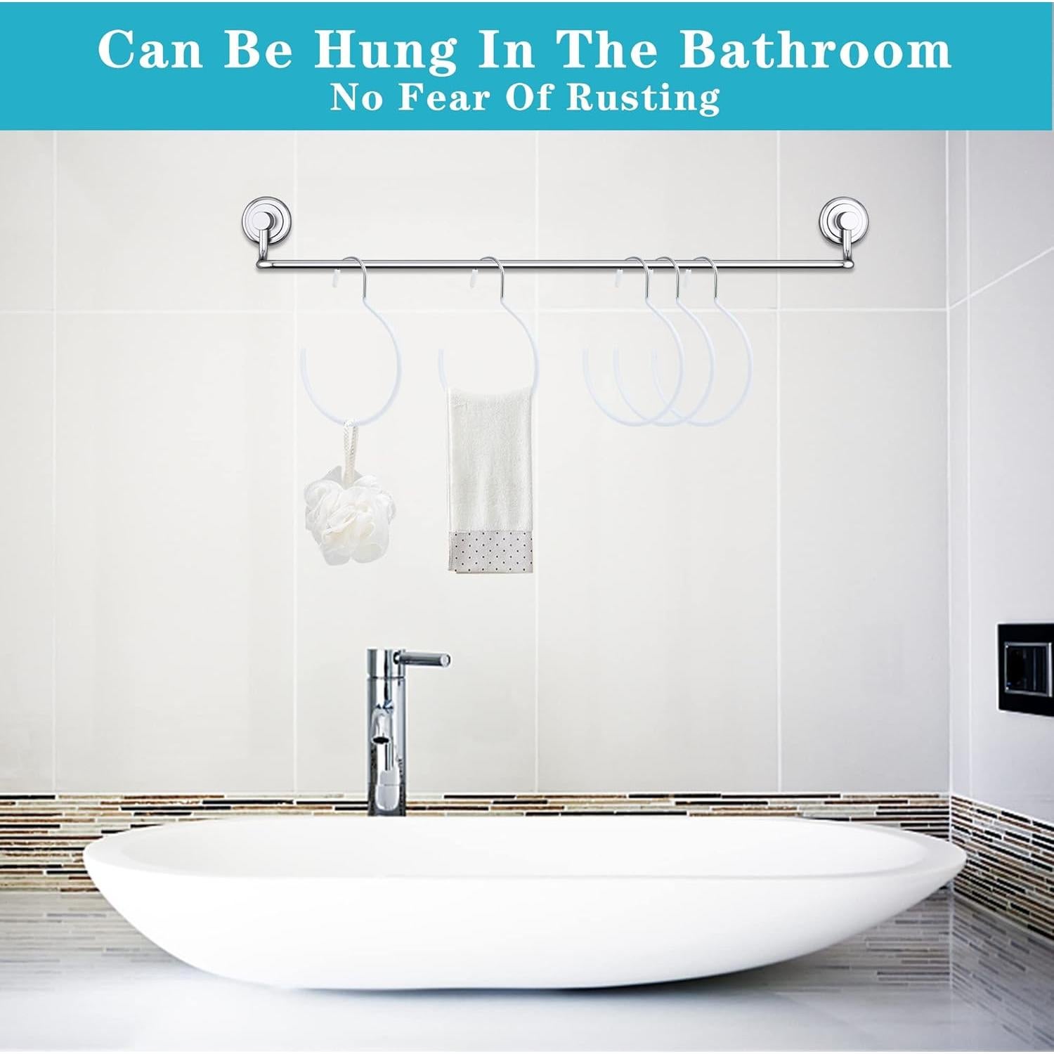 Ganchos Colgantes para Bufandas Aemygo, 15 Pcs Antideslizantes