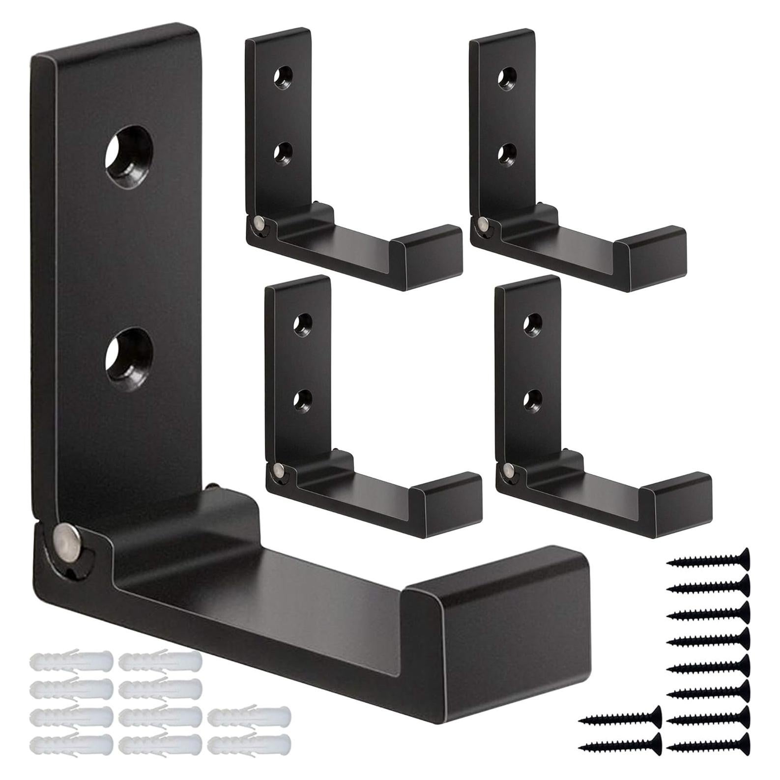 Ganchos de abrigo plegables ZEYU, 5 piezas, aluminio, 18 kg