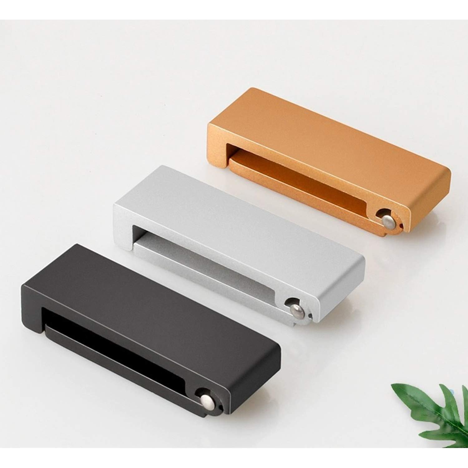 Ganchos de abrigo plegables ZEYU, 5 piezas, aluminio, 18 kg