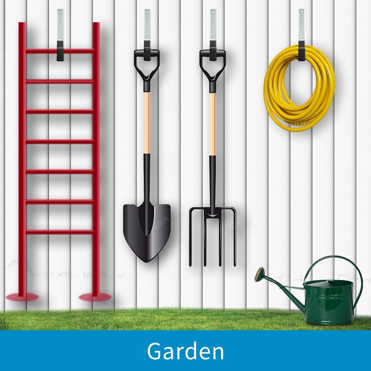 Ganchos de Almacenamiento de Acero GeeWatom - Alta Resistencia (Paquete de 2)