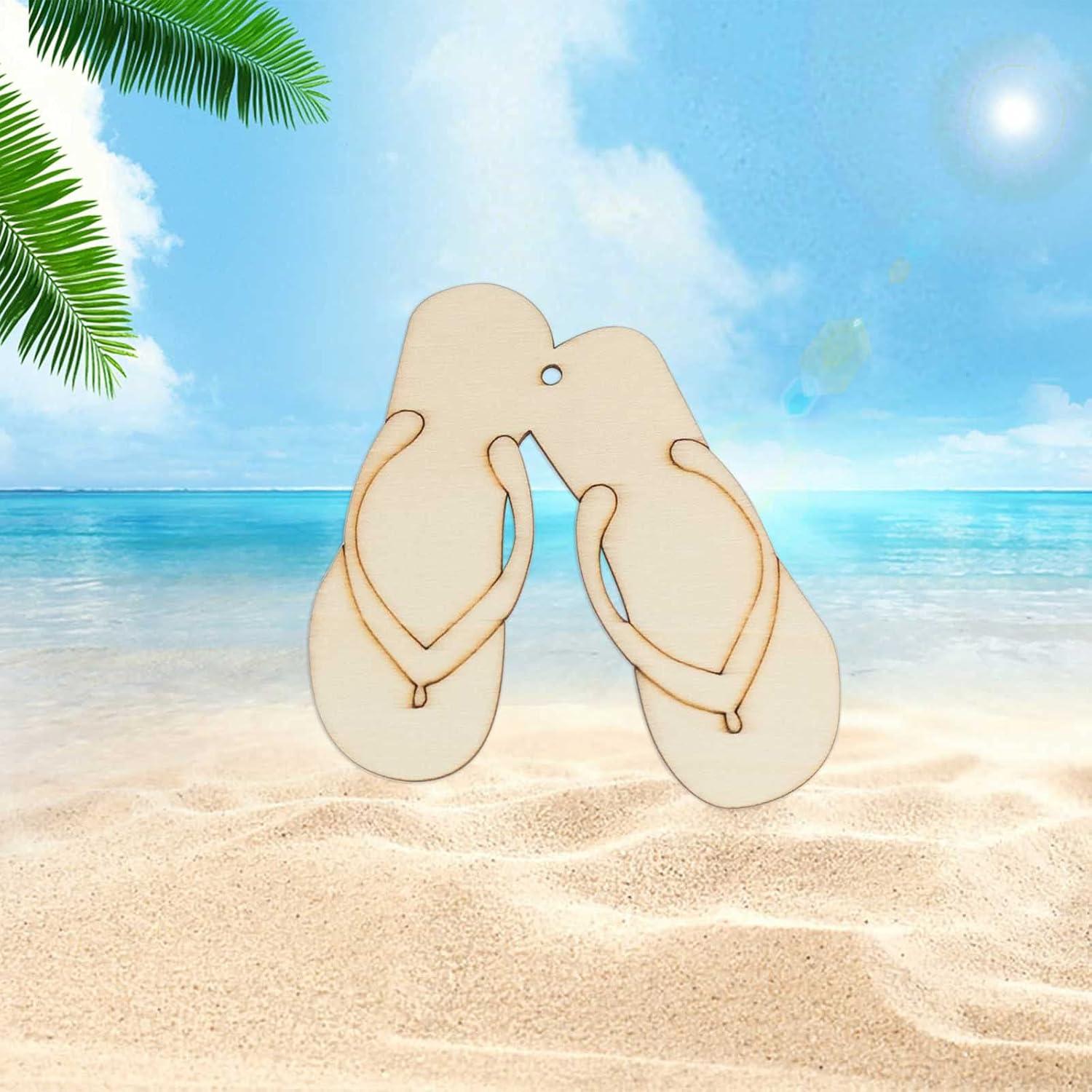 12 Recortes de Madera Pantufla Creaides 9.5x10 cm para Manualidades