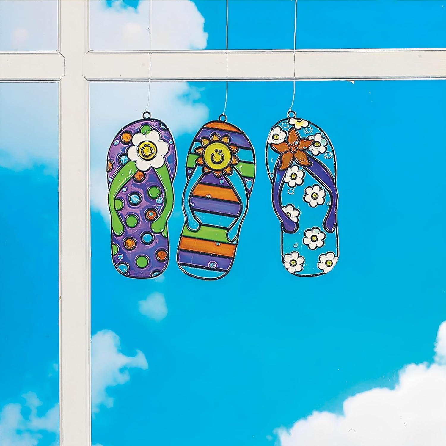 Atrapa Rayos Chancla Fun Express - Manualidades Playa 10.16 cm