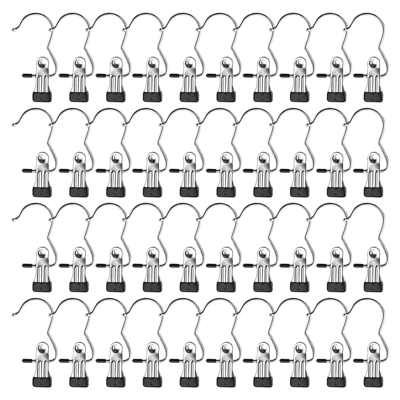 Clips para Colgar Botas Tosnail 40 Piezas Acero Inoxidable