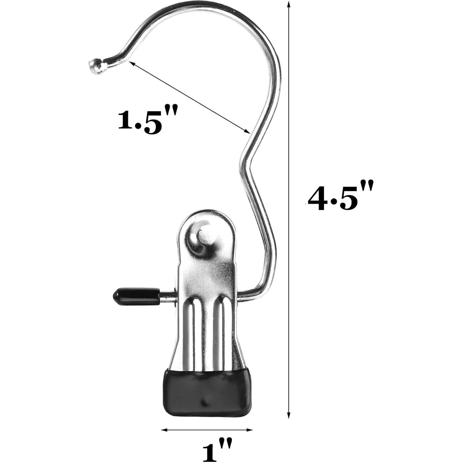 Clips para Colgar Botas Tosnail 40 Piezas Acero Inoxidable