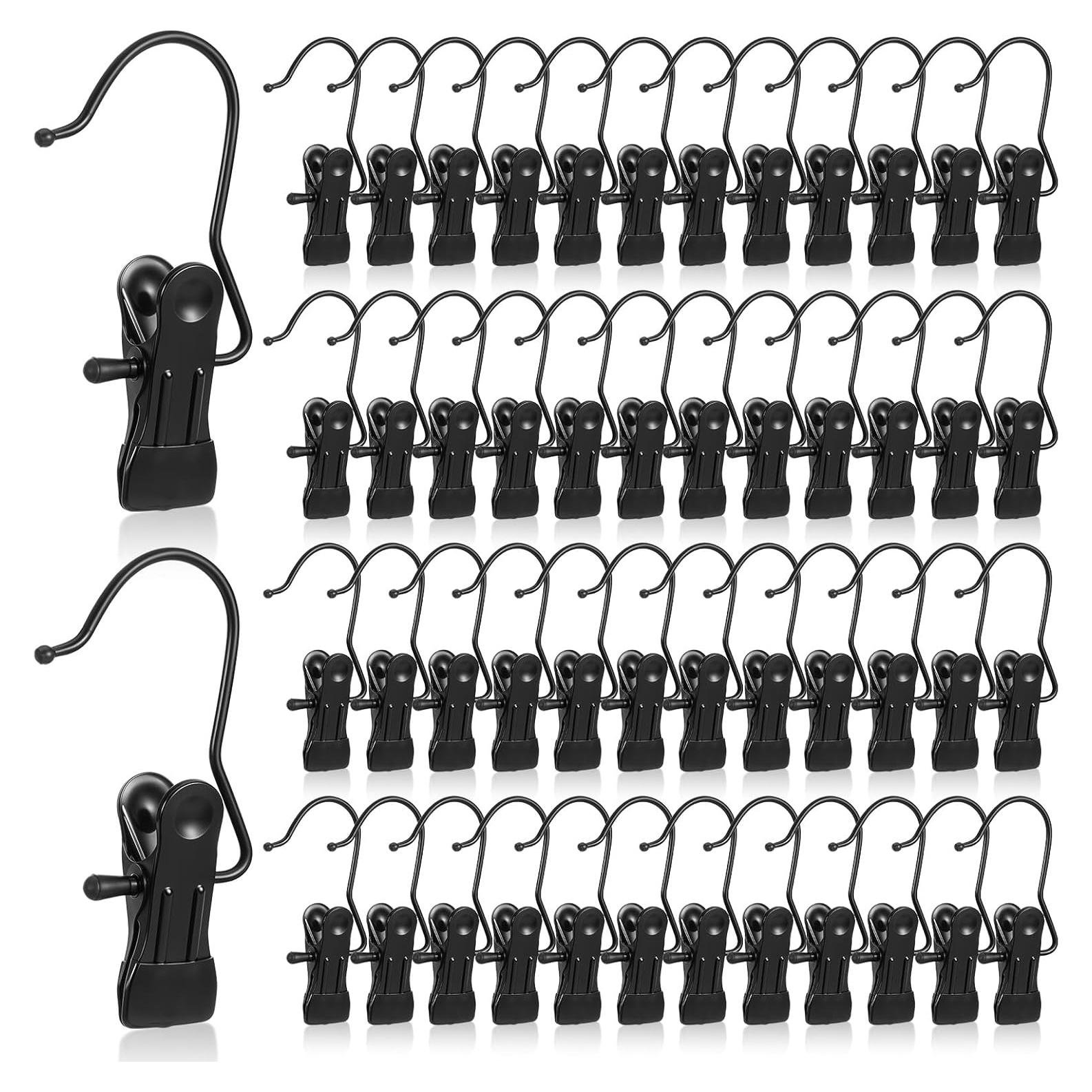 50 Clips para Colgar Botas CIATBYYJ, Metal Antideslizante