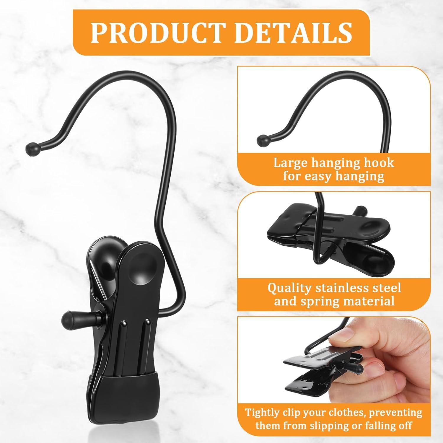 50 Clips para Colgar Botas CIATBYYJ, Metal Antideslizante