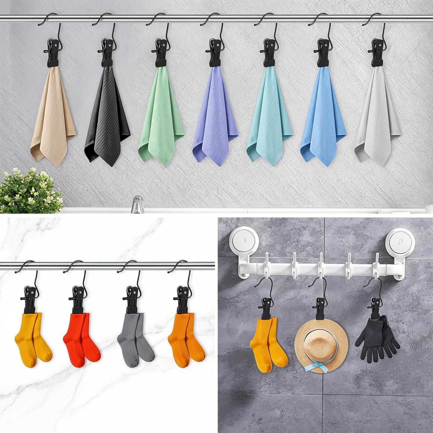 50 Clips para Colgar Botas CIATBYYJ, Metal Antideslizante