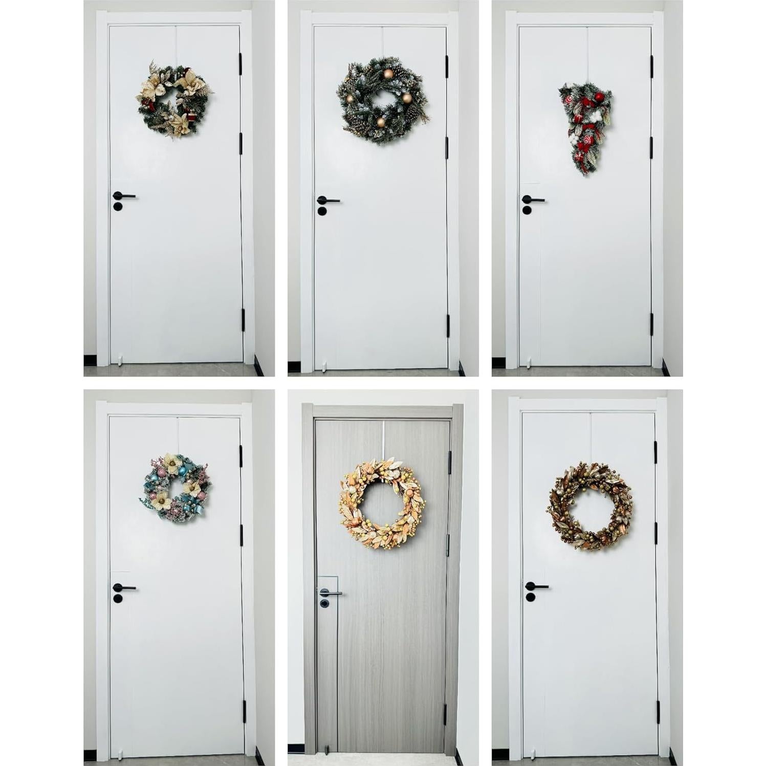 Ganchos de Metal para Puerta Mars-Rock 14.2" 4 Pcs Ajustable