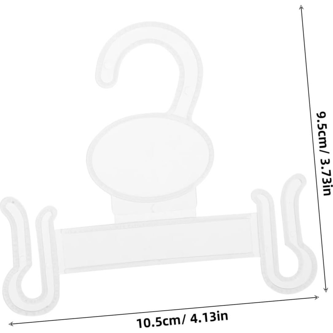 Ganchos de Plástico para Pantuflas BESTOYARD 100 Pcs Blanco