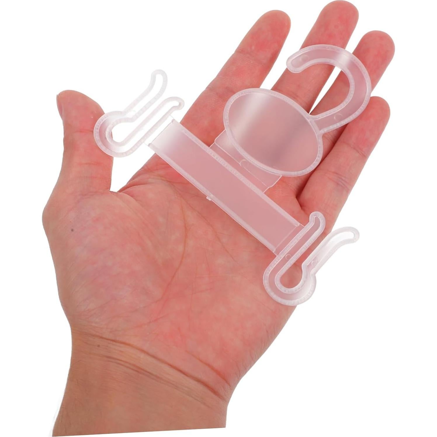 Ganchos de Plástico para Pantuflas BESTOYARD 100 Pcs Blanco