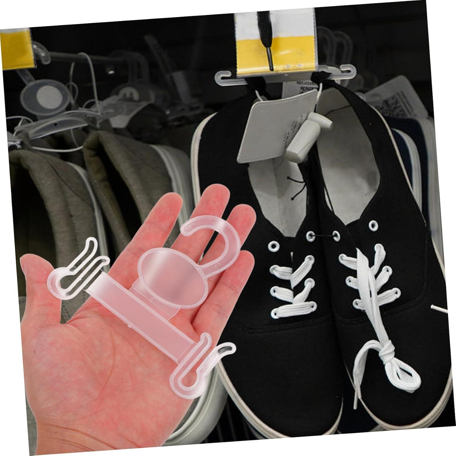 Ganchos de Plástico para Pantuflas BESTOYARD 100 Pcs Blanco