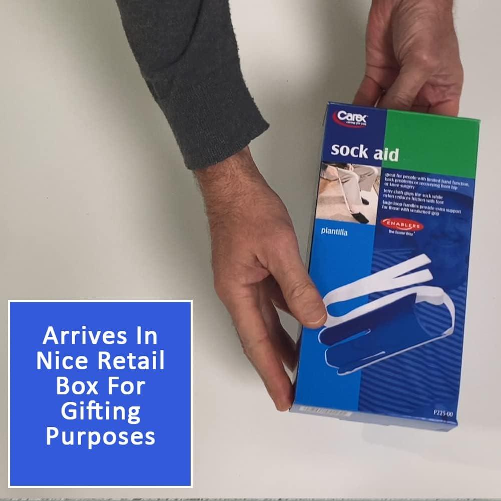 Dispositivo Asistente para Ponerse Calcetines Carex - 12.35x6.68cm