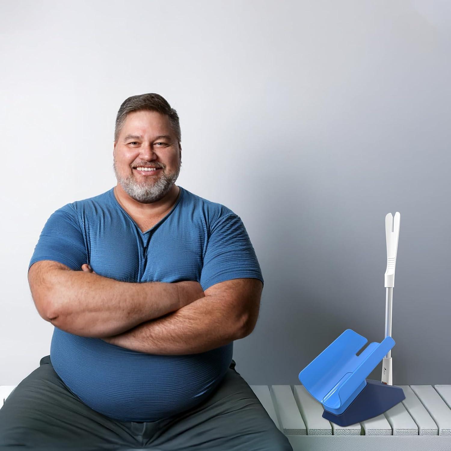 Dispositivo Ayuda para Ponerse Calcetines Fullicon Azul