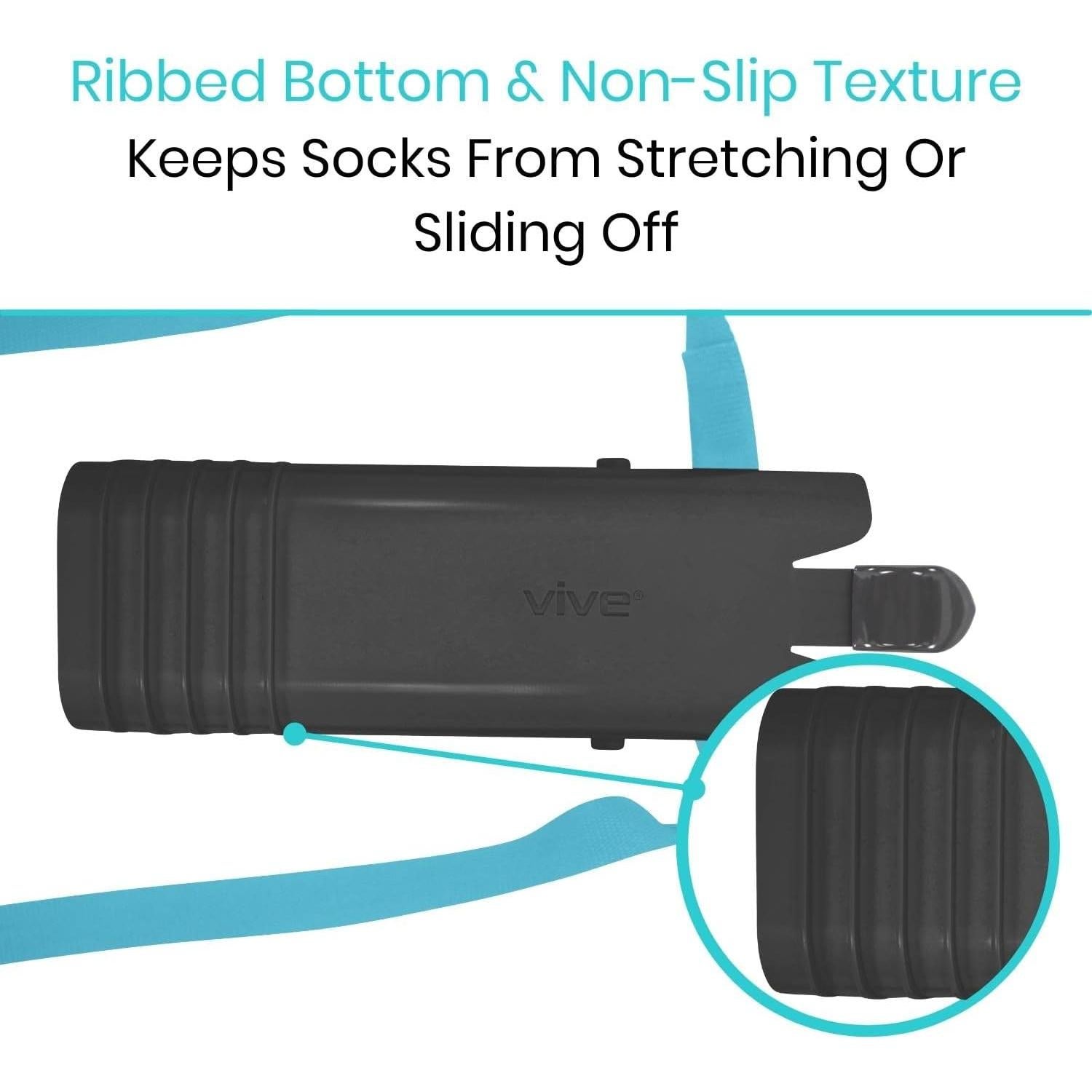 Ayuda para Poner y Quitar Calcetines Vive Health - Dispositivo Asistente para Ancianos y Recuperación Quirúrgica