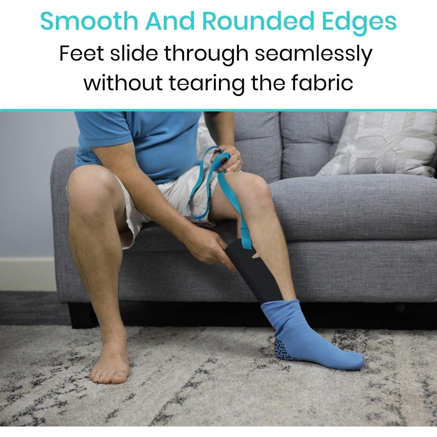 Ayuda para Poner y Quitar Calcetines Vive Health - Dispositivo Asistente para Ancianos y Recuperación Quirúrgica