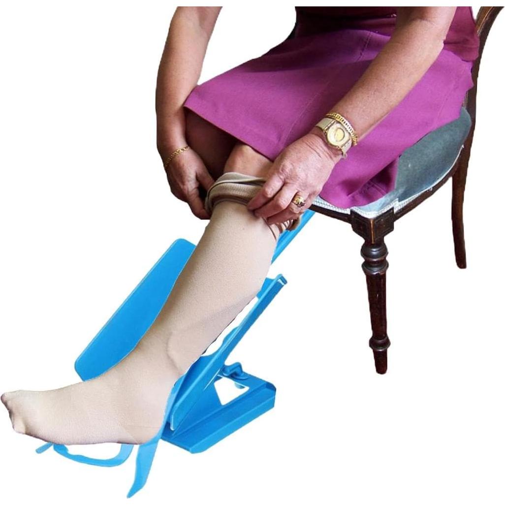 Ayudante de Calcetines ILLOMART - Dispositivo Asistencial Azul