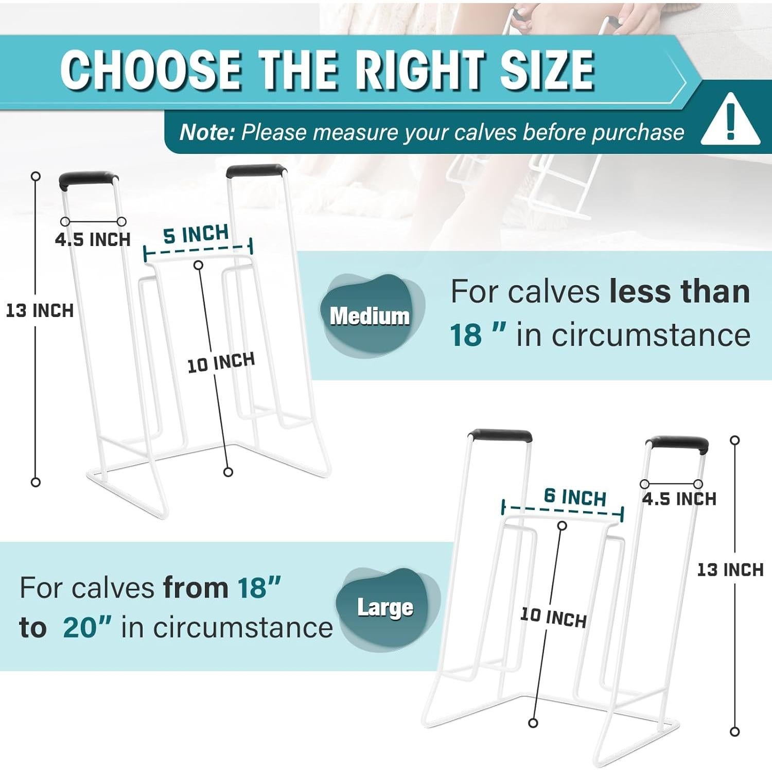 Donante de Medias de Compresión Zipcase Mediano para Pantorrillas <45.72cm