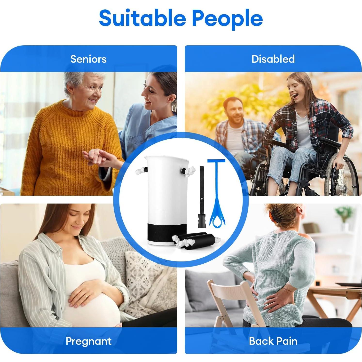 Kit de Ayuda para Poner y Quitar Calcetines D-ZYH250302