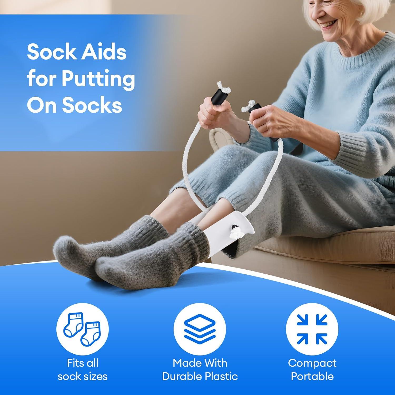 Kit de Ayuda para Poner y Quitar Calcetines D-ZYH250302