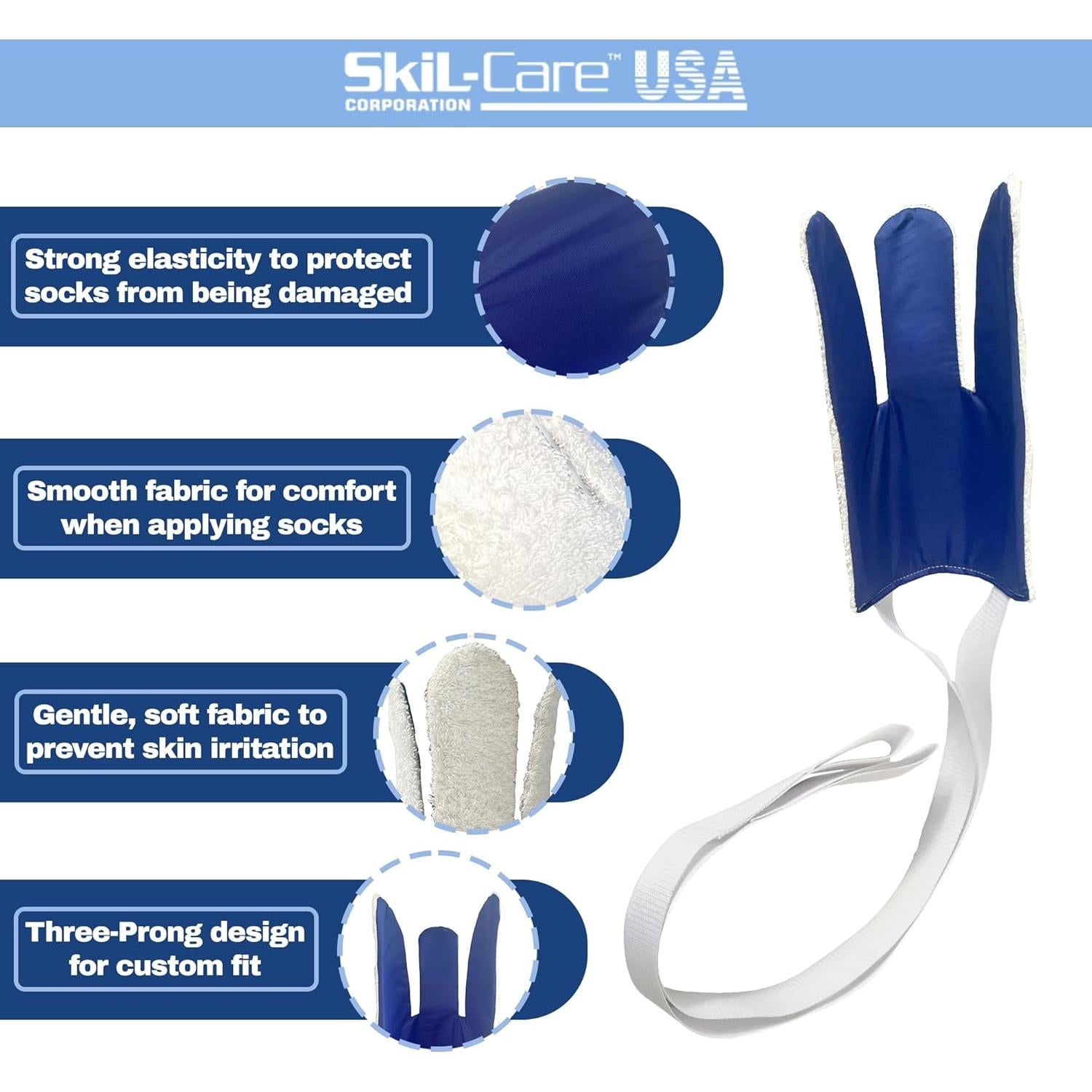 Ayudante de Calcetines Skil-Care para Personas Mayores - Antideslizante