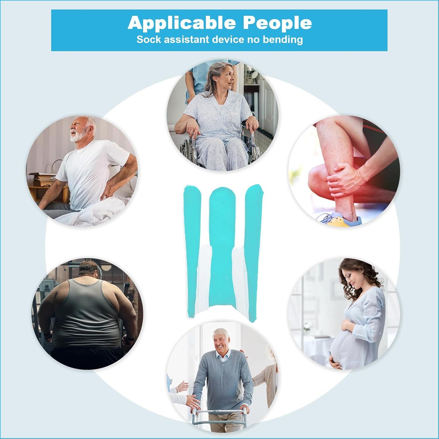 Ayuda para Calcetines Antideslizante Leetye Mei - 7.62 cm